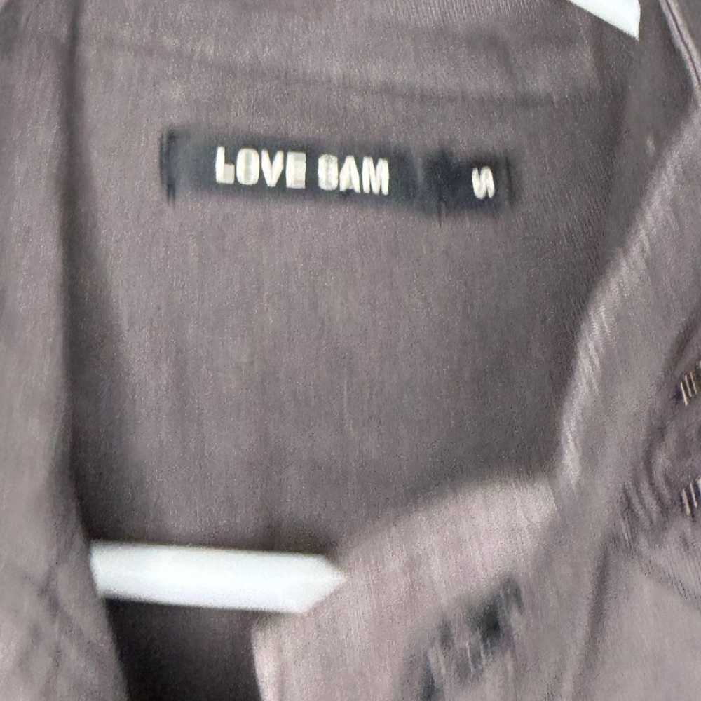 Love Sam Charcoal Embroidered Utility Jacket - Picture 4 of 6
